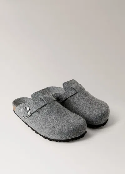 Mango Slippers Charcoal