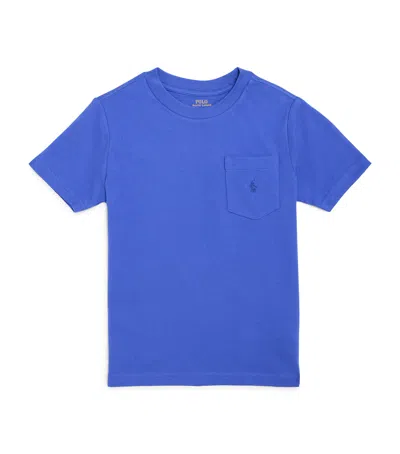 Ralph Lauren Cotton Logo T-shirt In Blue