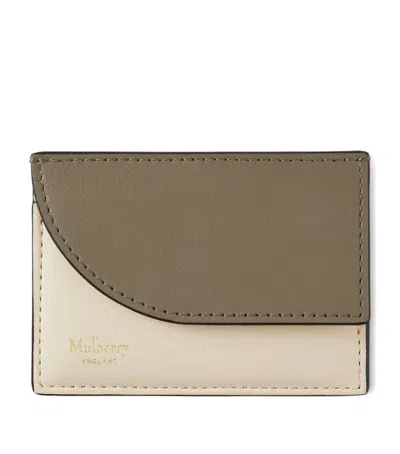 Mulberry Leather Compact Card Holder