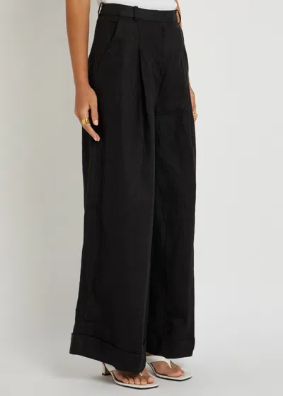 Faithfull The Brand Clove Wide-leg Linen Trousers