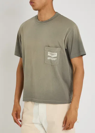 Cherry Los Angeles Western Printed Cotton T-shirt In Pink