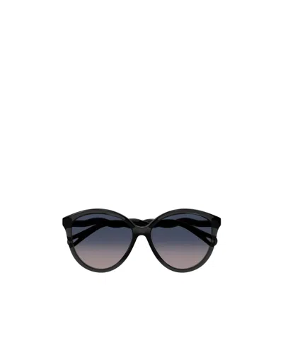 Chloé Eyewear Square Round Framed Sunglasses In Gray
