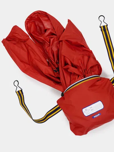 K-way Le Vrai 3.0 Claude Hooded Jacket In Red