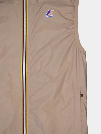 K-way Le Vrai 3.0 Rouland Warm Gilet In Neutral