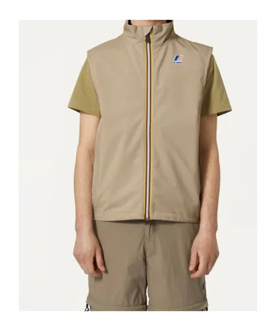 K-way Le Vrai 3.0 Rouland Warm Gilet In Neutral