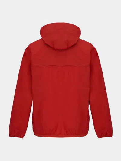 K-way Le Vrai 3.0 Claude Hooded Jacket In Red
