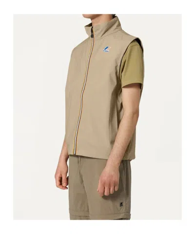 K-way Le Vrai 3.0 Rouland Warm Gilet In Neutral