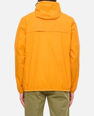 K-way Le Vrai Hooded Jacket Lightweight Design In Orange