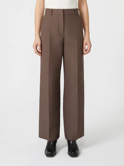 Weekend Max Mara Technical Cotton Palazzo Trousers