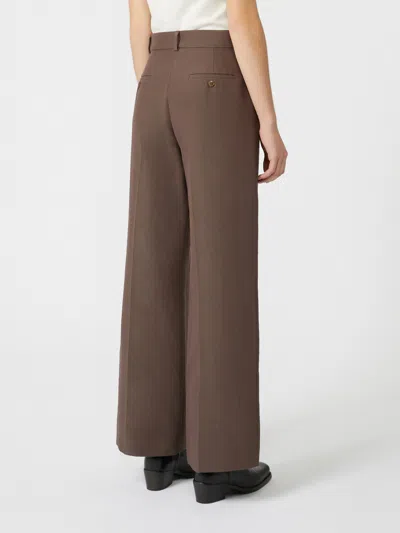 Weekend Max Mara Technical Cotton Palazzo Trousers