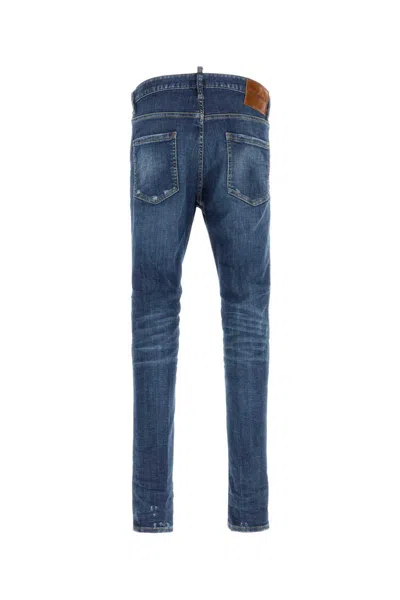 Dsquared2 Dsquared Men Stretch Denim Cool Guy Jeans In Blue