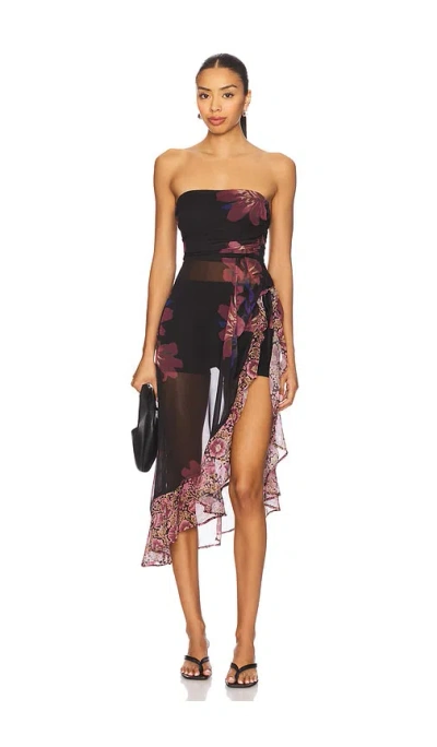 Free People X Revolve Gloria Maxi Top In Black