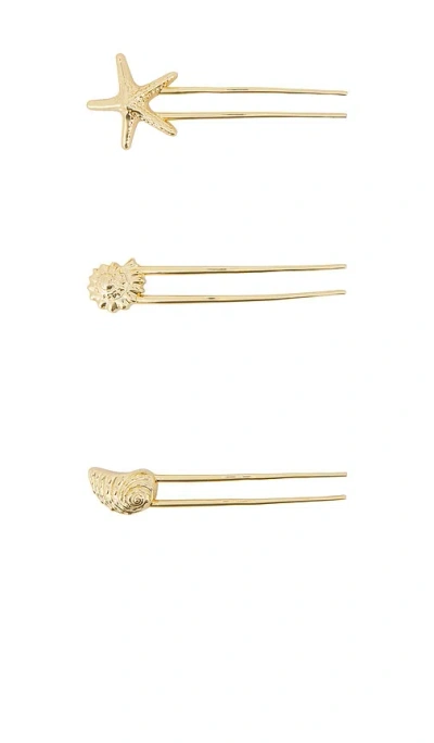 Lelet Ny Kai Pearl Hair Pin Set Of 3