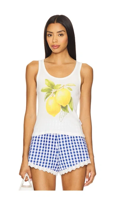 The Laundry Room Fresh Lemoncello Rib Tank Top
