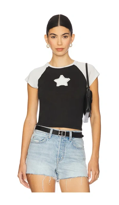 The Laundry Room Stardom Baby Tee In Blue
