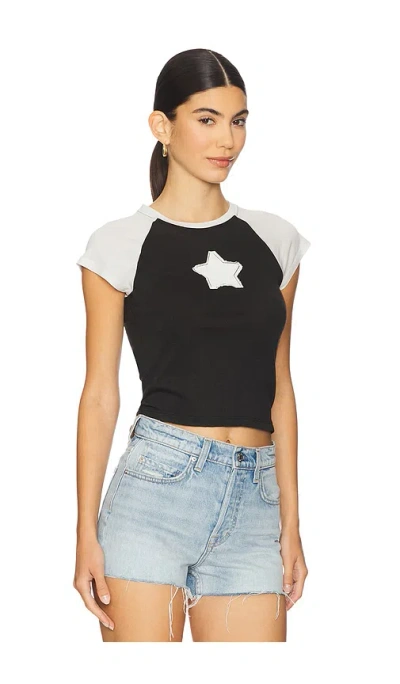 The Laundry Room Stardom Baby Tee In Blue