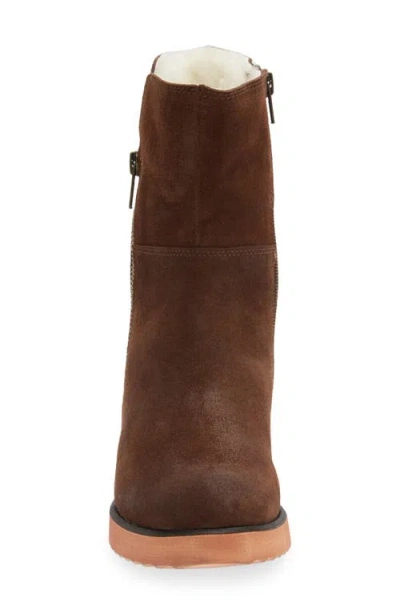 Chocolat Blu Mallory Genuine Shearling Lined Boot