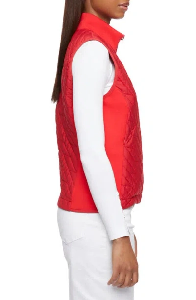 Bernardo Mixed Media Quilted Jacket