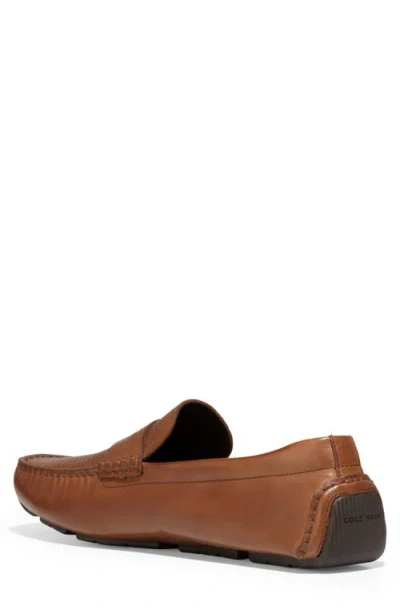 Cole Haan Grand Laser Penny Driver Mens Faux Leather Slip-on Loafers
