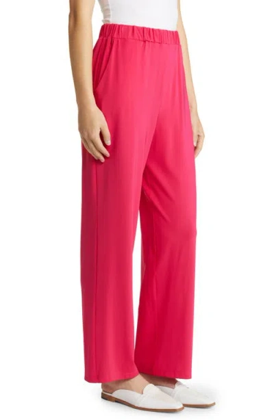 Max Mara Fluid Viscose Jersey Wide Leg Pants