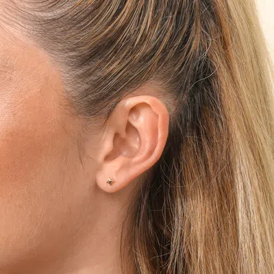 Astrid &amp; Miyu Cosmic Star Gold Studs Earrings | Jewellery By  | Gold Ear Piercing Studs One Size