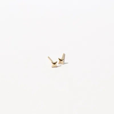 Astrid &amp; Miyu Cosmic Star Gold Studs Earrings | Jewellery By  | Gold Ear Piercing Studs One Size