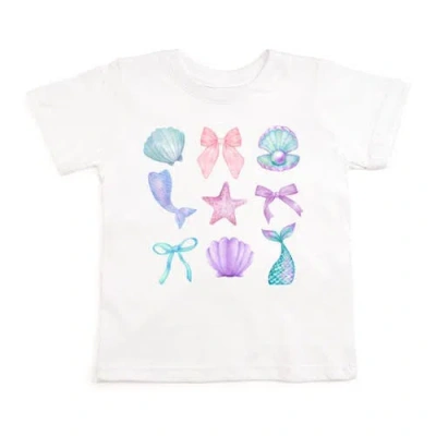 Sweet Wink Mermaid Cutie Short Sleeve T-shirt In White