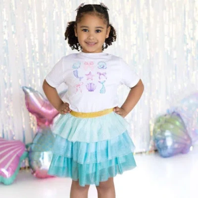 Sweet Wink Mermaid Cutie Short Sleeve T-shirt In White