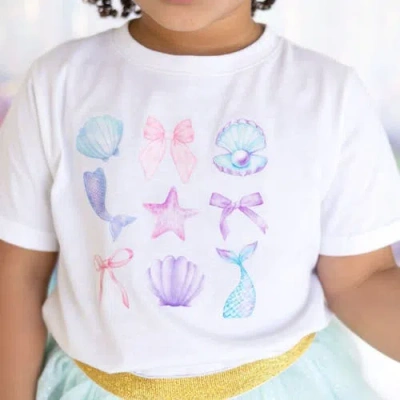 Sweet Wink Mermaid Cutie Short Sleeve T-shirt In White