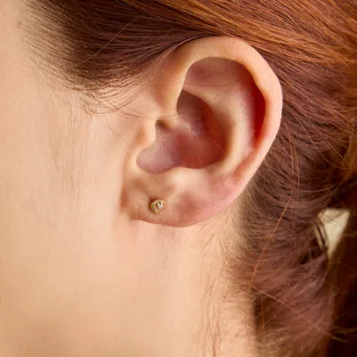 Astrid &amp; Miyu Moon Stud Earrings
