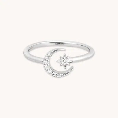 Astrid &amp; Miyu Star &amp; Moon Wrap Ring