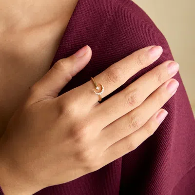 Astrid &amp; Miyu Star &amp; Moon Wrap Ring