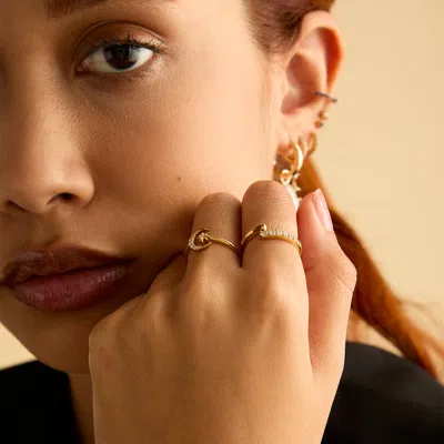 Astrid &amp; Miyu Star &amp; Moon Wrap Ring