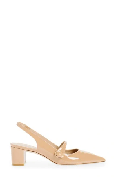 Stuart Weitzman Pointed Toe Slingback Pump