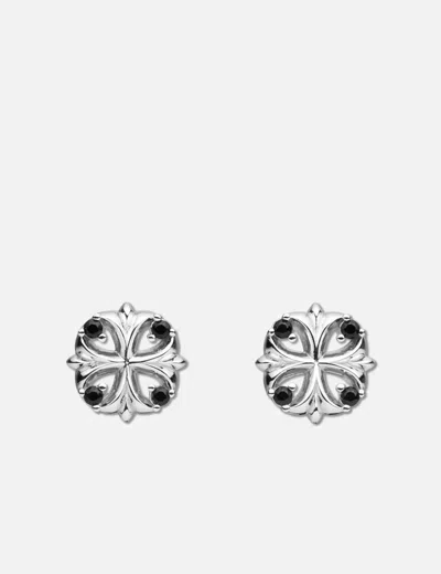 Midnightfactory Maltese Cross Stud Earrings