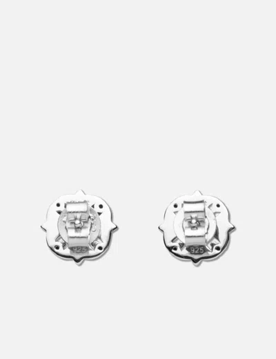 Midnightfactory Maltese Cross Stud Earrings