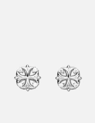Midnightfactory Maltese Cross Stud Earrings