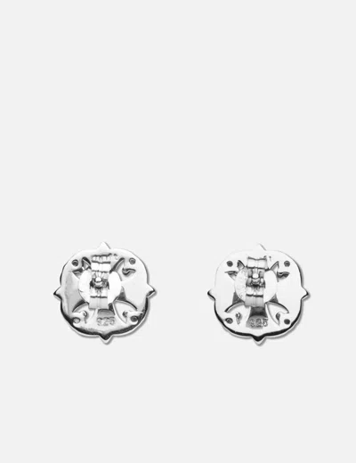 Midnightfactory Maltese Cross Stud Earrings