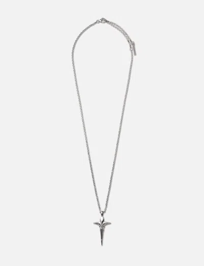 Midnightfactory Mechanic Cross Pendant Necklace