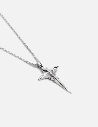 Midnightfactory Mechanic Cross Pendant Necklace