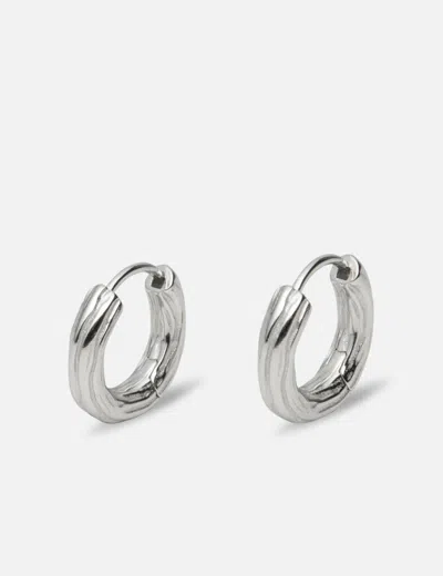 Midnightfactory Woody Hoop Earrings