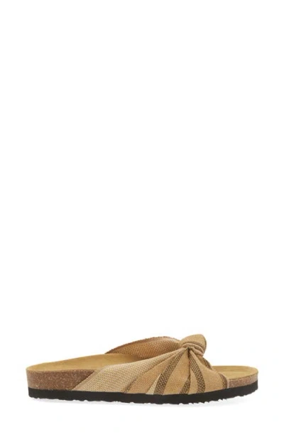 Shekudo Bahia Knot Slide Sandal