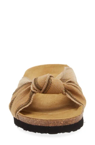 Shekudo Bahia Knot Slide Sandal