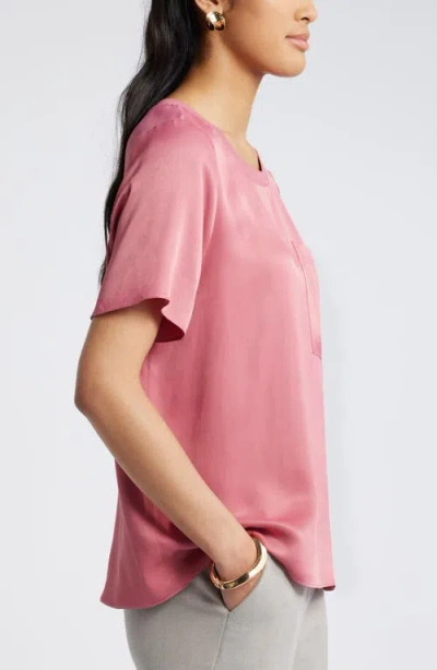 Nordstrom Woven Pocket T-shirt