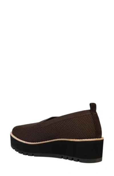 Eileen Fisher Ergos Stretch Canvas Wedge Loafers