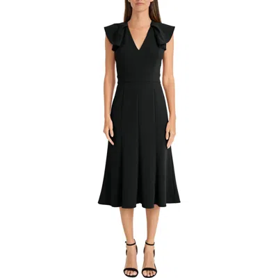 Maggy London Ruffle Flare Dress
