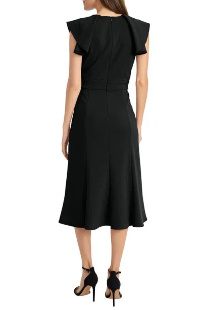 Maggy London Ruffle Flare Dress