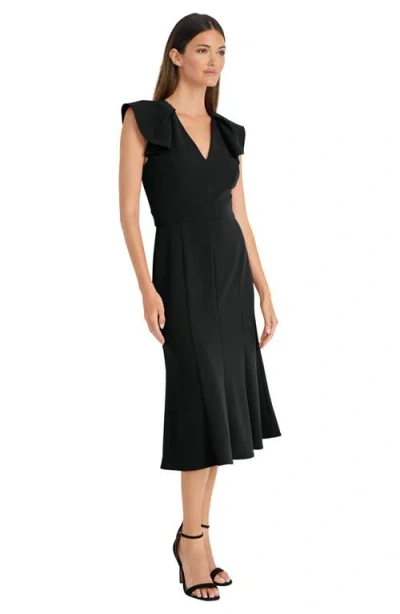 Maggy London Ruffle Flare Dress