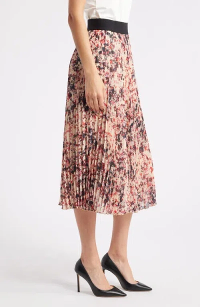 Hugo Boss Boss Vapliso Pleated Skirt In Multi