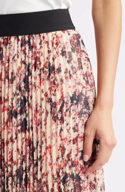 Hugo Boss Boss Vapliso Pleated Skirt In Multi